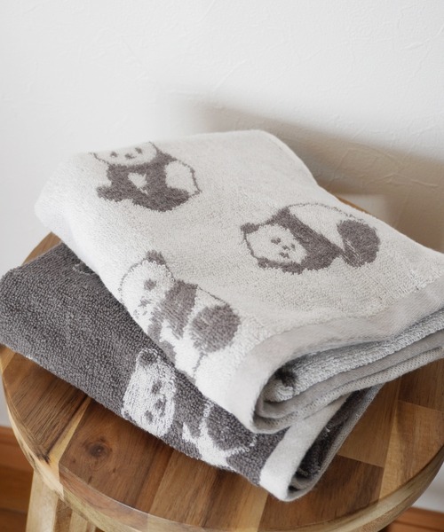  towel lady's [ Port / port ] Panda Jaguar do face towel 