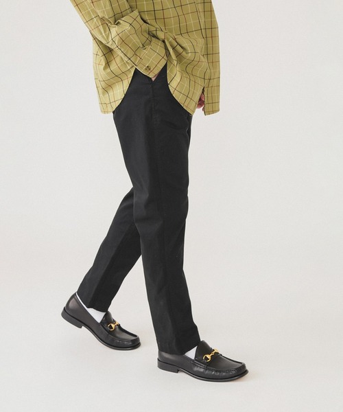  брюки брюки из твила мужской BEAMS / стрейч конический chino