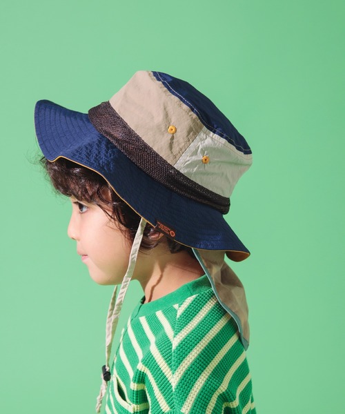 hat hat Kids [UV cut * sunshade attaching ] outdoor hat 