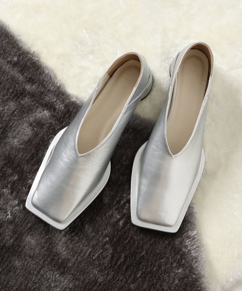 [JEANASIS] обувь LARGE серебряный женский 