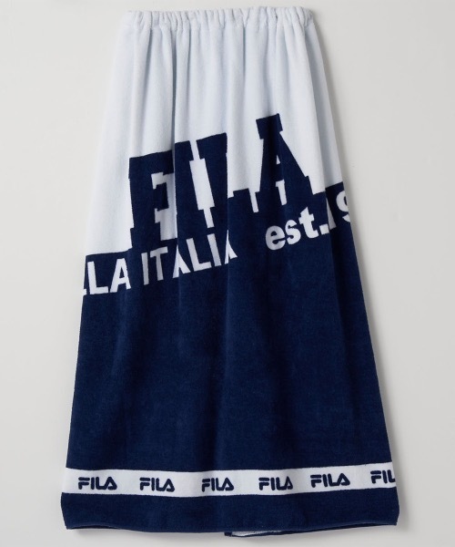  towel Kids [FILA/ filler ] Kids Logo 80 height to coil towel wrap towel pool 