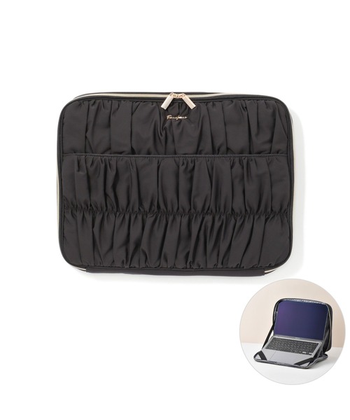 ギャザー PCケース 13～14インチ （ダークグレー）の商品画像