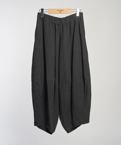  pants men's French linen needle pants 