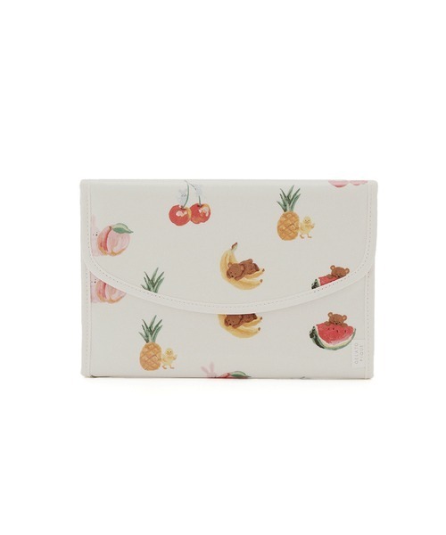 .. pocketbook case lady's fruit animal pattern .. notebook M