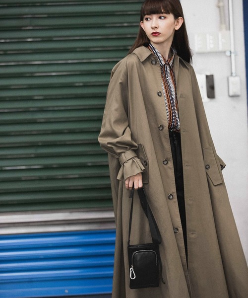 [JEANASIS] пальто с отложным воротником FREE Brown женский 