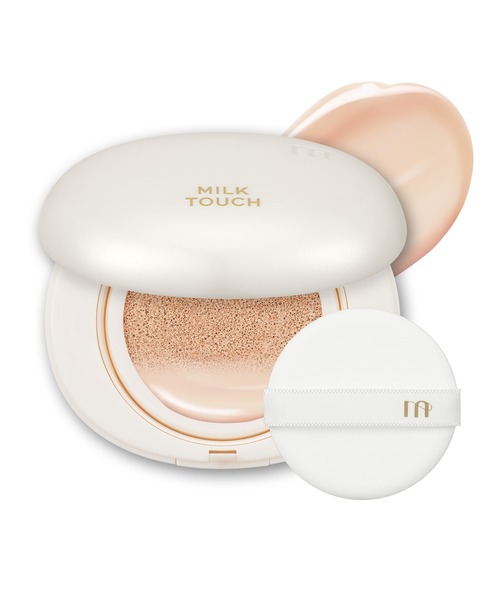 ミルクタッチ オールデイスキンフィットパールグロウクッション 03 ナチュラルベージュの商品画像