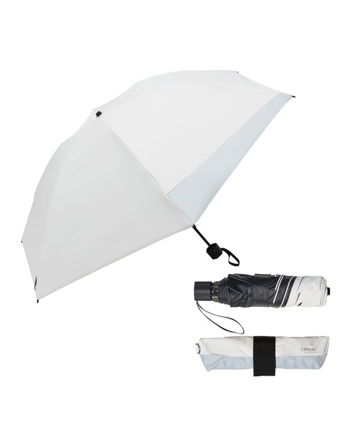 Waterfront 晴雨兼用 折りたたみ傘 ウォーターフロント COKAGE＋ ACTIVE パールホワイト レディース晴雨兼用傘の商品画像