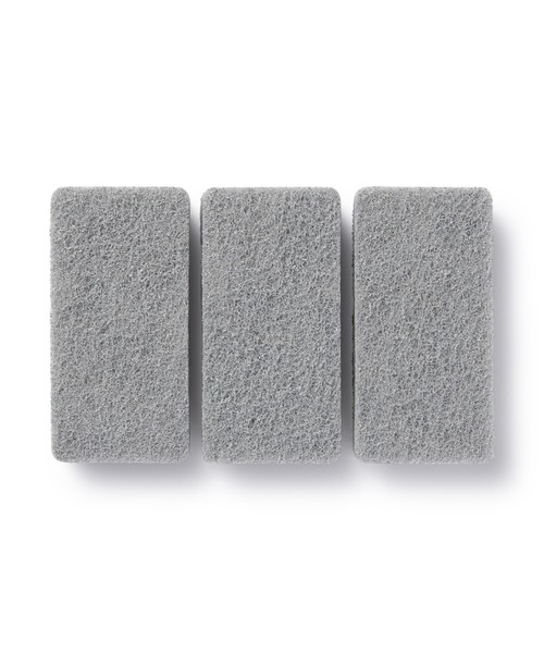 ウレタンフォーム 三層スポンジ 3個入 （グレー） ×2の商品画像