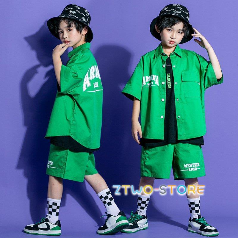  Kids танцевальный костюм выставить hip-hop короткий рукав рубашка с длинным рукавом длинные брюки шорты tops . рука Dance презентация Kids девочка мужчина .. серия . рука 