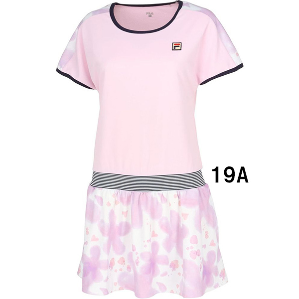 [ all goods P3 times + maximum 600 jpy OFF coupon ] filler FILA lady's tennis wear One-piece floral print VL2584