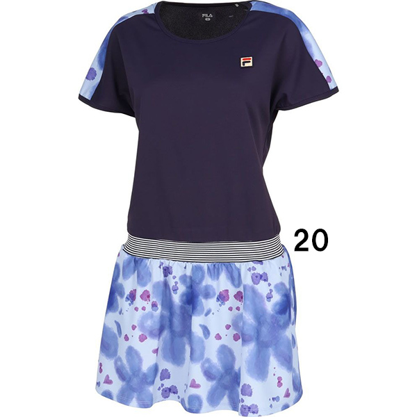 [ all goods P3 times + maximum 600 jpy OFF coupon ] filler FILA lady's tennis wear One-piece floral print VL2584