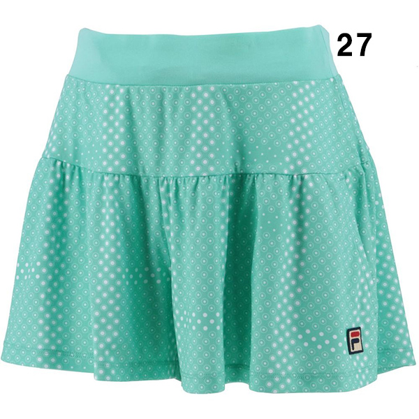 [ all goods P3 times +3 point and more .5%OFF coupon ] filler FILA lady's tennis wear culotte pants fine pattern polka dot pattern VL2630