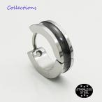  серьги женский нержавеющая сталь серьги (27)13mm линия серебряный чёрный одна сторона уголок продажа хирургический 316L мужской обруч 