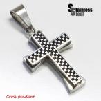  подвеска женский нержавеющая сталь подвеска (22) Cross в клетку серебряный цвет × чёрный цвет мужской аксессуары бесплатная доставка 10 знак .