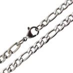 チェーン ネックレス レディース ステンレス ネックレス フィガロチェーン(1)4.5mm選択可40cm 45cm 50cm 55cm 60cm  メンズ