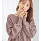 ショッピング綿100 綿１００％のやさしい着心地　ゆったり袖パールトップス