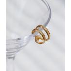 ショッピングイヤーカフ クリアマーブル2ラインイヤーカフ