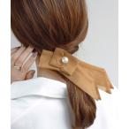 パールポイントのリボンバナナクリップ