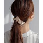 ショッピングバナナクリップ ボリュームサテンリボンバナナクリップ