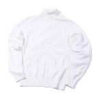 【俳優 渡部篤郎さん着用】12Gへリンボンジャガードタートルネックニット