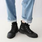 【22秋冬新作】厚底レースアップニットブーツ