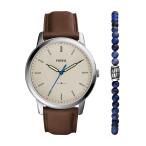  Fossil наручные часы мужской аналог кожа FS5966SET