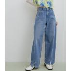 ショッピングサステナブル商品 【サステナブル】〈追加〉ルーズフィットアジャストデニム