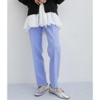 ショッピングサステナブル商品 【サステナブル】スリムスラックス