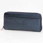 牛革ラウンド型長財布　