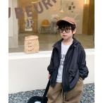 ショッピング韓国子供服 【aimoha-KIDS-】韓国子供服　無地マウンテンジャケット