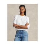 ロングスリーブ ジャージー クルーネック Tシャツ