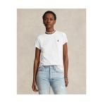 コットン ジャージー クルーネック Tシャツ