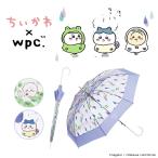 ショッピングちいかわ 【Wpc.】ビニール傘 ちいかわ 草むしり検定/レインコート柄 60cm 傘 ジャンプ傘 長傘