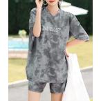  женский купальный костюм Thai большой рисунок танкини + Rush Guard tops + шорты 4 позиций комплект 