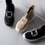 ショッピングニットブーツ ビジューニットブーツ