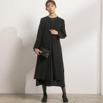 ショッピング喪服 【喪服】ノーカラーロングジャケット/ブラックフォーマル/七五三/お宮参り/オールシーズン