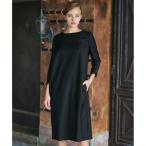 【セットアップ可】ブラックフォーマルワンピース