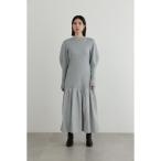 ショッピングローン ローンワッシャードッキングニットワンピース