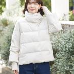 ショッピングシームレス 【WEB Domani掲載】袖リブシームレススタンドダウン/ロングセラー/定番/