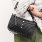【雑誌掲載】【本革 レザー】 ペルケ perche / シーププリーツパール付き2wayショルダー
