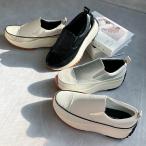 【25秋冬新作】【人気商品】厚底 カジュアル スリッポン スニーカー