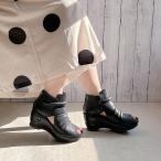 厚底 ウェッジ サンダル ブーティー