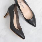 ショッピングサステナブル商品 【サステナブル】ポインテッドフラワーカットパンプス