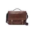 フォッシル メッセンジャーバッグ メンズ レザー ダークブラウン A4収納可 SBG1280201