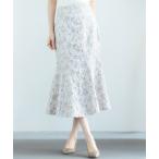 ショッピングミモレ丈 フクレジャガードマーメイドミモレ丈スカート