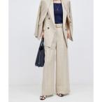 タックワイドパンツ（ラメ/無地）【セットアップ対応】【雑誌掲載】【メディア掲載】