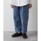ストーンウォッシュテーパードデニムパンツ