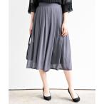 ショッピングスカーチョ フロントタックシフォンスカーチョ