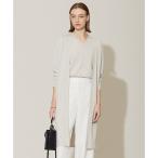 【WEB限定カラーあり・接触冷感・UVケア・洗える】 シンセティックハイゲージ ロングカーディガン