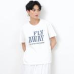 ロゴプリントTシャツ USED風